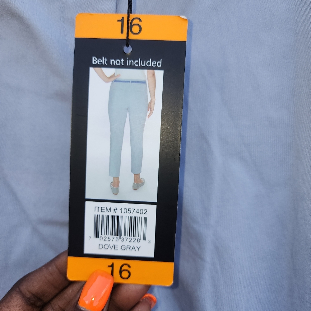 New Mario Serrani Light Grey Capri - Picture 3 of 4